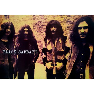 โปสเตอร์ รูปถ่าย วง เฮฟวีเมทัล ดนตรี Black Sabbath (1968-2006) POSTER 24”x35” Inch English Rock Band Heavy Metal