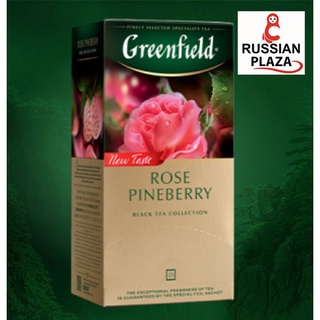 ชาดำ Greenfield Rose pineberry ขนาด 25 ซอง / чёрный чай Greenfield Rose pineberry в пакетиках 25шт