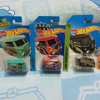 hot wheels volkswagen kool kombi set 3