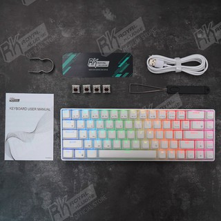 Image # 3of Review RK68 (RK855) RGB Wireless 65% Compact Mechanical Keyboard, 68 Keys 60% Bluetooth Hot Swappble Gaming Keyboard Hot swap S