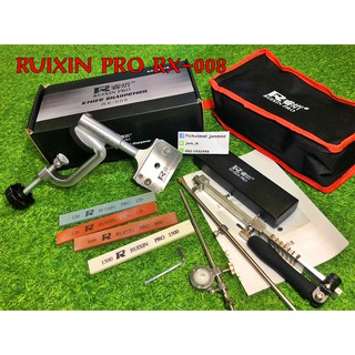 เครื่องลับมีด แท่นลับมีด RUIXIN PRO RX-008 (ของแท้100%) Kitchen Knife Sharpener + หินลับมีด 4ก้อน