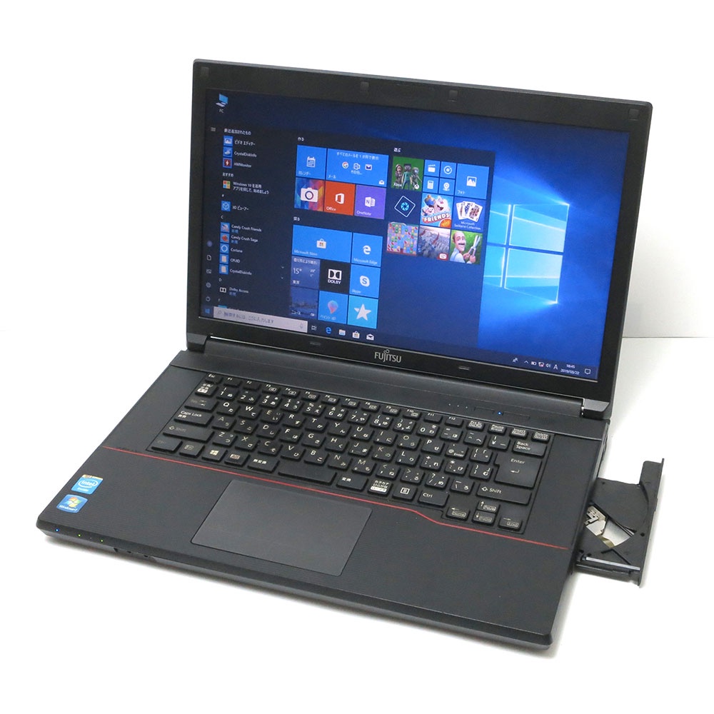 โน๊ตบุ๊คมือสอง Notebook Fujitsu Celeron A553(1.80GHz)RAM:4GB/HDD:320GB ขนาด 15.6 นิ้ว