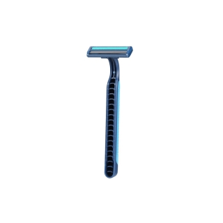 Gillette มีดโกนหนวด 2 ชั้น สีฟ้า แบบใช้แล้วทิ้ง สําหรับผู้ชาย 1 ชิ้น