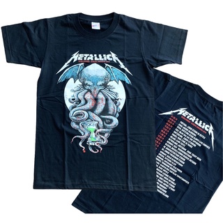 T-shirt  MT053 เสื้อยืดวงร็อค METALLICA เมทัลลิก้า เสื้อวง เสื้อยืดเมทัลลิกา เสื้อวินเทจS-5XL