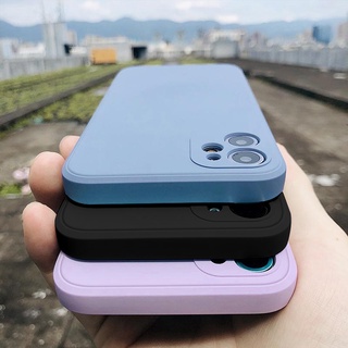 ราคาเคสโทรศัพท์มือถือ TPU สีพื้น สําหรับ iPhone 11 12 iPhone 8plus 7plus 8 7 6 6s Plus X XS SE 2020 11Pro 12Pro Max 12Mini