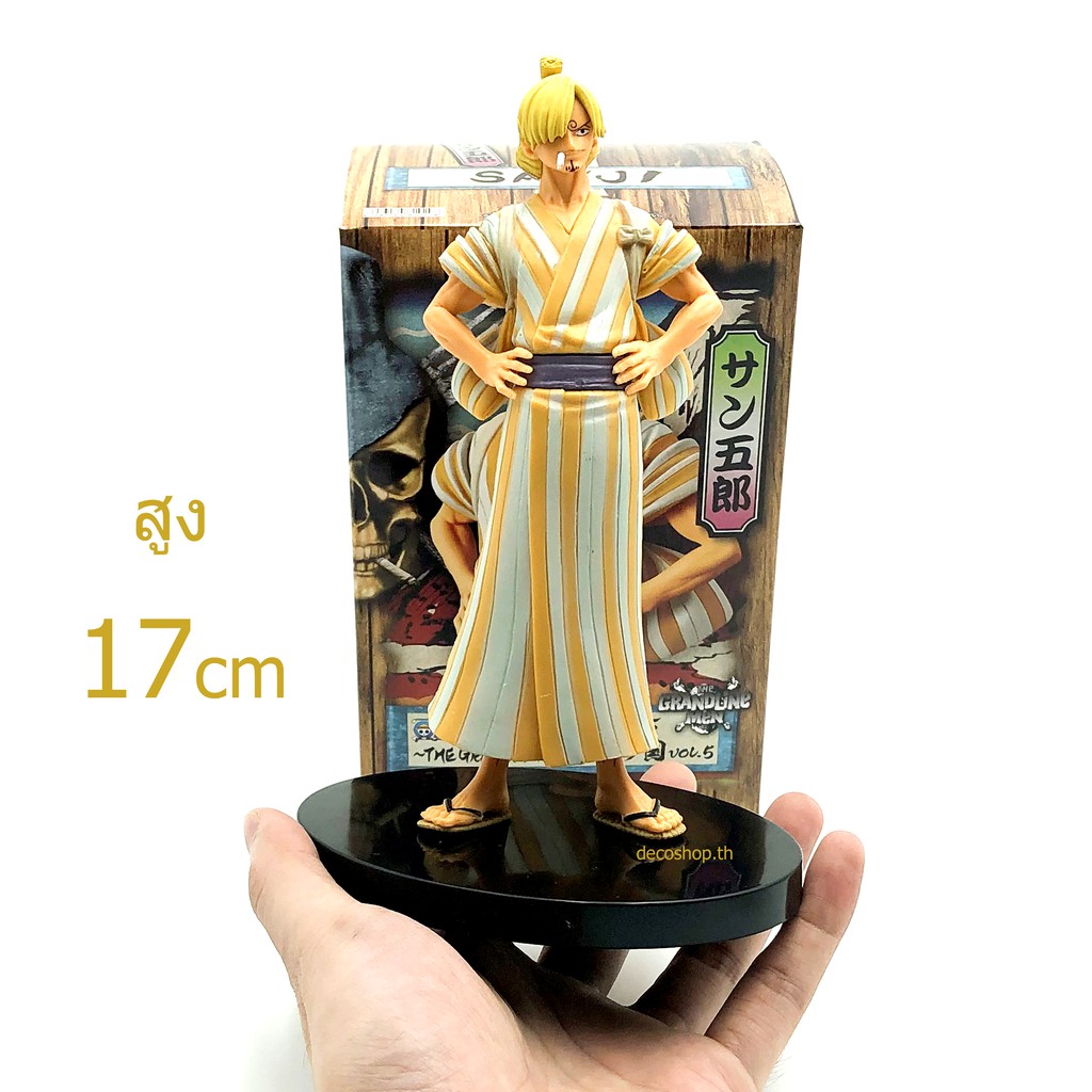 โมเดล ซันจิ Vinsmoke Sanji Wano Country DXF One Piece ตกแต่งโต๊ะ ของสะสม