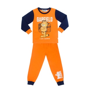 [ลิขสิทธิ์แท้100%] Garfield กาฟิวส์ ชุดเด็ก 4-10 ขวบ แขนยาว-ขายาว ลาย การ์ฟิลด์ Garfield