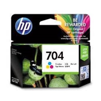HP 704 3-Color Inkjet Cartridge.ตลับหมึกอิงค์เจ็ท 3สี HP 704