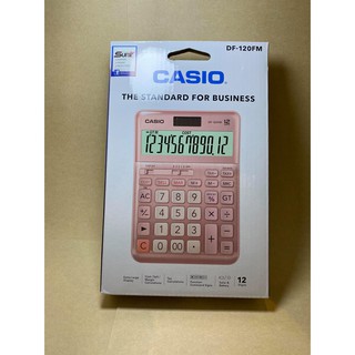 เครื่องคิดเลข Casio DF-120FM  ของใหม่ ของแท้ 100%  รับประกัน 2 ปี