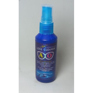 น้ำยาเช็ดเลนส์แว่นตา (แถมฟรีผ้าเช็ดเลนส์) AO lens cleaner  ขนาด 60 มล.ของแท้จากอเมริกา