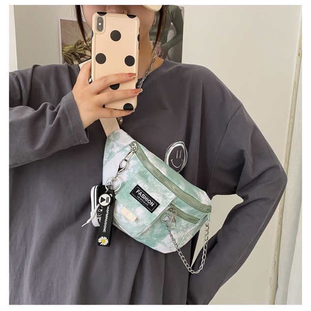 ✅ พร้อมส่ง ในไทย ถูกที่สุด ✅ กระเป๋าคาดอก กระเป๋าใบเล็กอินเทรนด์เวอร์ชั่นเกาหลี ราคา ถูกที่สุด ดีลบีเคเค แกลเลอรีภาพที่ 3