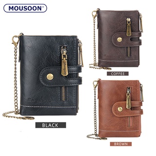 MOUSOON กระเป๋าสตางค์ผู้ชาย Men wallets กระเป๋าเงินชาย กระเป๋าสตางค์สั้นผู้ชาย