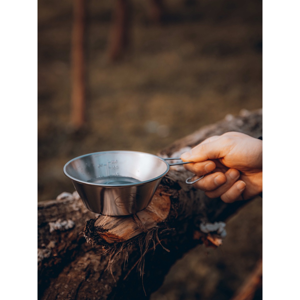 สีดำใหม่! ถ้วย Sierra Campingmoon S-220 | S-213 | S-360 | S-180 | S-190 + กระเป๋าเก็บ - รูปที่ 5