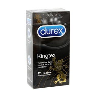 🔥Durex Kingtex Condom 49mm (12’s) ถุงยางอนามัยชนิดผิวเรียบขนาด 49 ม.ม. 💥จัดส่งแบบส่วนตัวไม่มีชื่อสินค้า💥