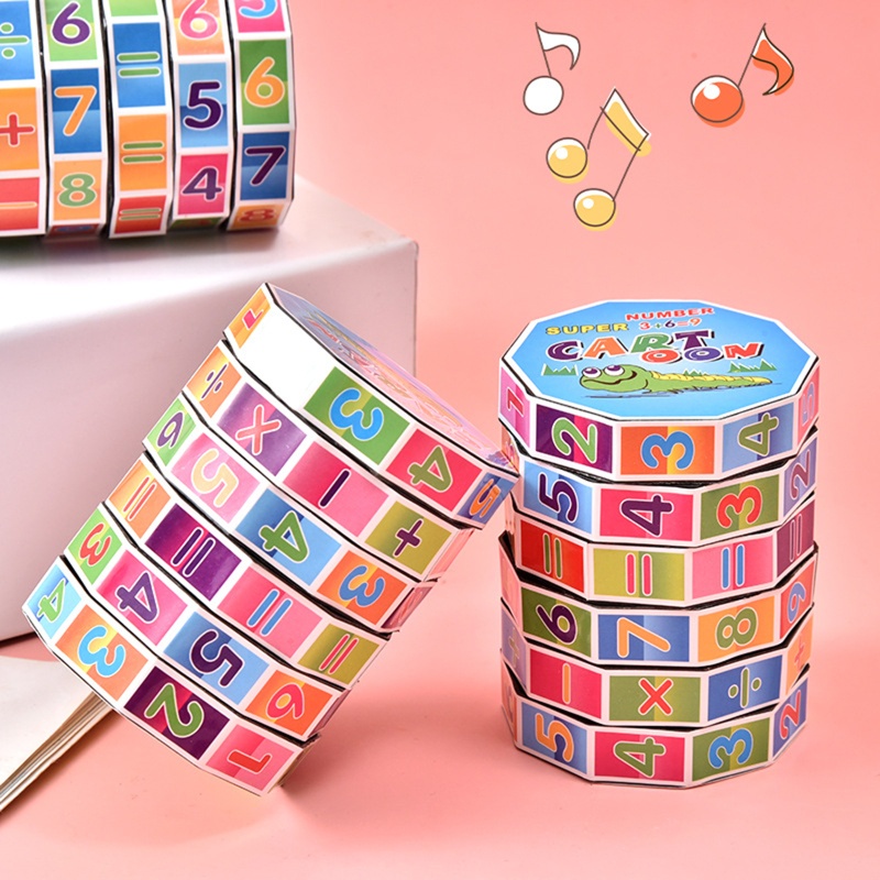 Blove* การเรียนรู้ Magic Cube ของเล่นคณิตศาสตร์ปริศนาพลาสติกคณิตศาสตร์ Recognition การเรียนรู้ในช่วงต้นของเล่นการสอน Aid สําหรับก่อนวัยเรียน - รูปที่ 5