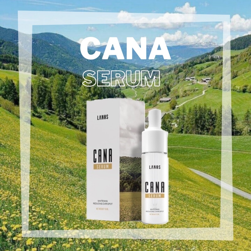 ของแท้มีบัตรตัวแทน 🌼 CANA 🌼 เซรั่มคาน่า เซรั่มหน้าขาวใส เซรั่มสมุนไพรเกาหลี แบรนด์ลานอส Lanos thaila