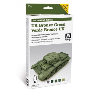 Vallejo AFV Painting System 78.407 Verde Bronze UK