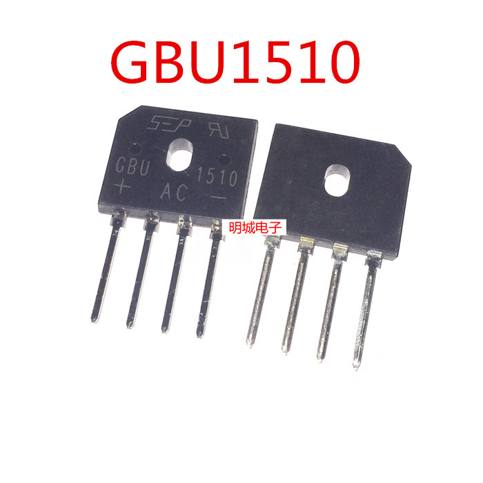 15A1000V GBU1510 2 ชิ้น 10 ชิ้น GBU 1510 DIP4 เตาแม่เหล็กไฟฟ้า Rectifier Bridge Stack ta3