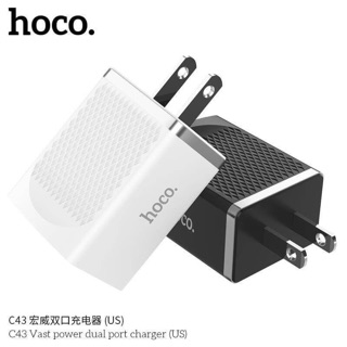 HOCO/หัวบ้าน2USB/12W-รุ่นC43