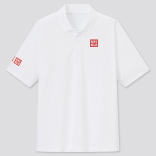 (พร้อมส่ง) เสื้อโปโล ลายเทนนิส Federer RF 21 Wimbledon Uniqlo Uniqlo