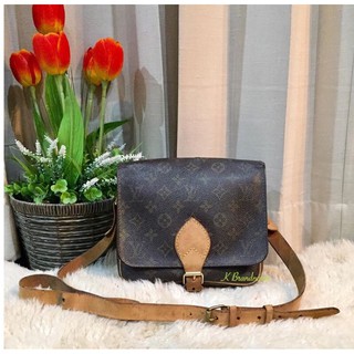 Louis Vuitton Monogram Cartouchiere cross body Bag PM