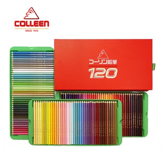 สีไม้ 120 สี Colleen ด้ามยาว 3 ชั้น แท้แท้ คลอลีน