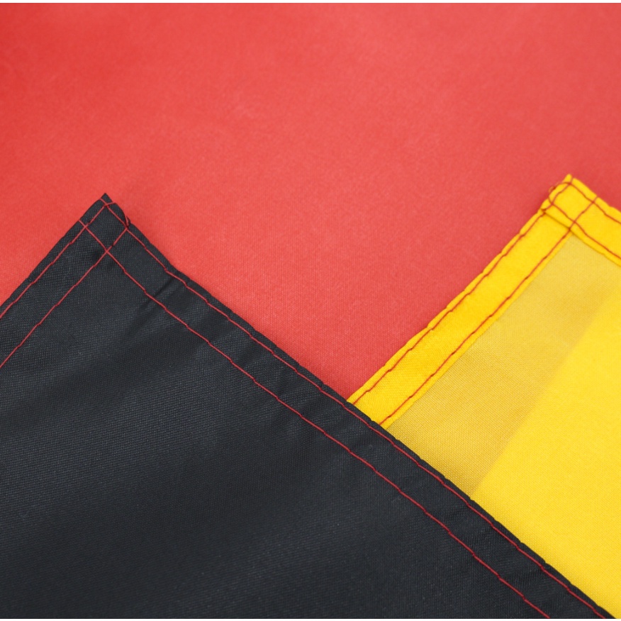 ธงชาติ ธงตกแต่ง ธงเยอรมัน เยอรมนี Germany Deutschland ขนาด 150x90cm ส่งสินค้าทุกวัน ธงมองเห็นได้ทั้งสองด้าน - รูปที่ 2