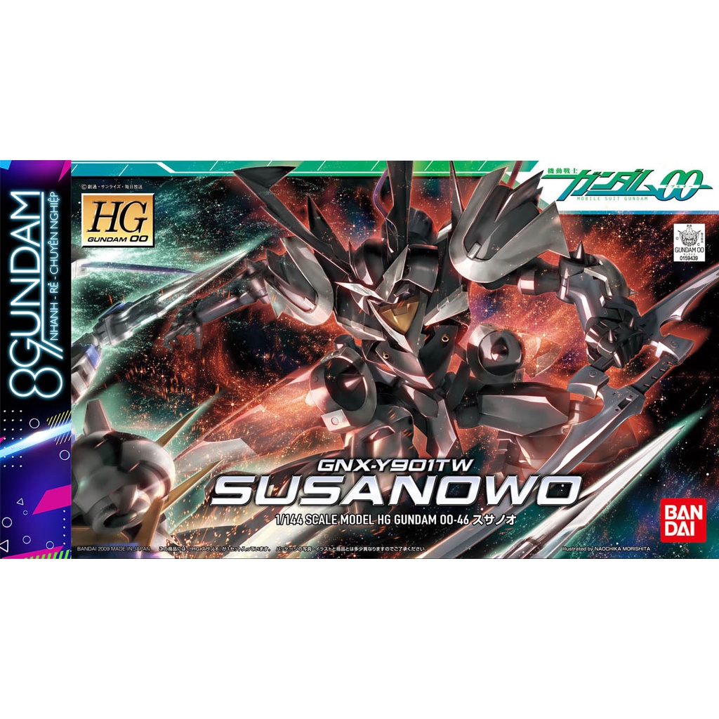 HG 00 Susanowo Assembly Model