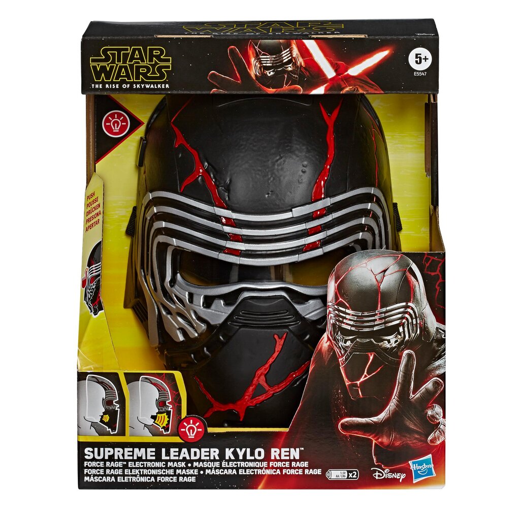 ของเล น หน ากาก ไคโล เร น สตาร วอร ของแท 30ex Star Wars The Rise Of Skywalker Supreme Leader Kylo Ren Force Rage Mask Shopee Thailand