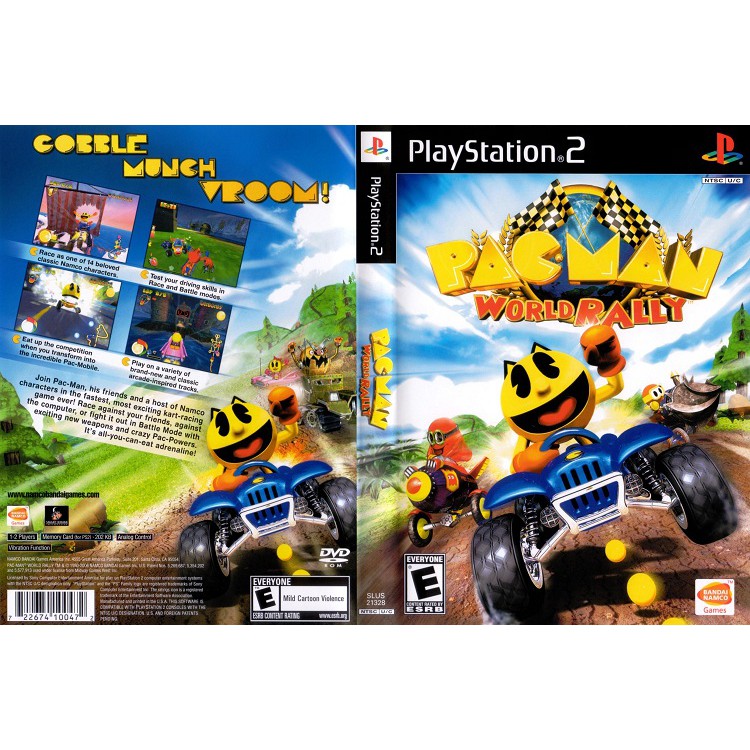 PAC-MAN WORLD RALLY [PS2 US : DVD5 1 Disc]
