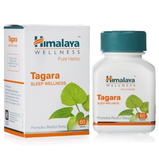 Himalaya Tagara ทาการะ รักษาอาหารนอนหลับยาก  60 เม็ด