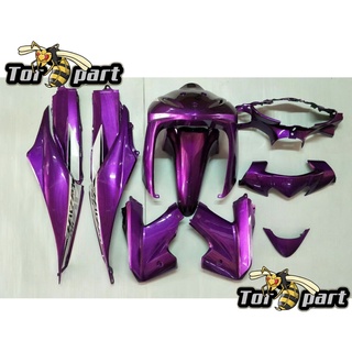 ชุดสีWave 110iตัวเก่า พร้อมน็อตแยก เวฟ110 i ตัวเก่า 2011 ลงไป Tor Paint (ม่วงเกล็ด)