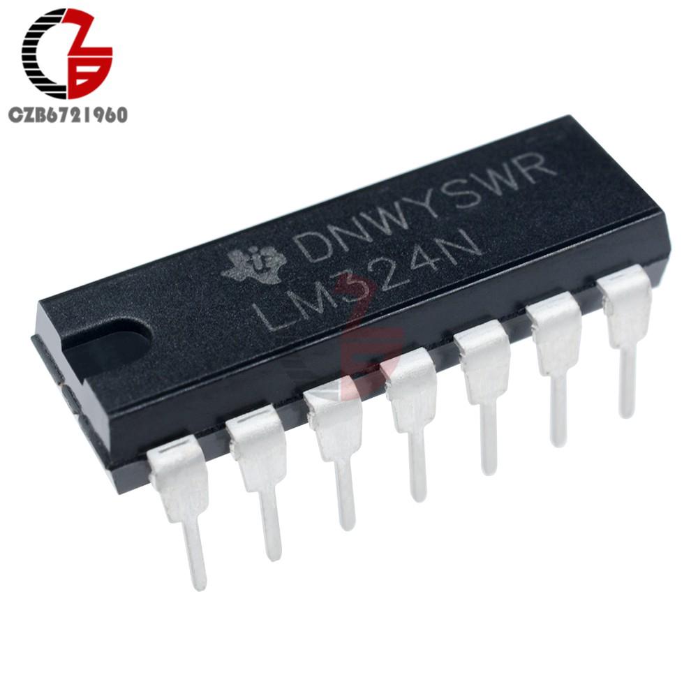 Lm 324 N Lm 324 324 Low Power Quad Op - แอมป์ Ic Top 10ชิ้น