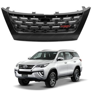 กระจัง กระจังหน้า ทรง TRD ฟอร์จูนเนอร์ สีดำ สำหรับ Toyota Fortuner ปี 2017-2017