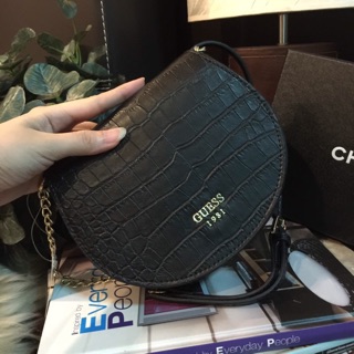 กระเป๋าสะพาย GUESS CROC MINI SHOULDER BAG