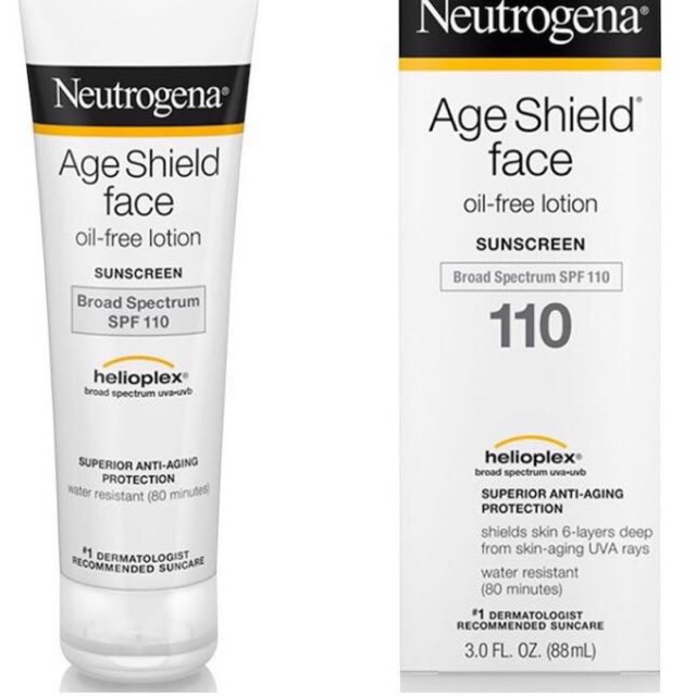 ครีมกันแดด Neutrogena Age Shield™ Face Lotion  Sunscreen Broad Spectrum SPF 110