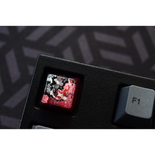 Artisan keycap BLACK PINK CARP FISH งาน Handmade งานฝีมือ สวยงาม พร้อมส่งในไทยครับ