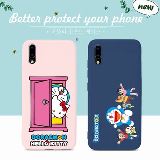 เคสโทรศัพท์ Vivo S1 Pro V19 Y11 Y15 Y17 Y19 Y12 Y30 Y55 Y50 Y55S Y55L 2019 2020 V17 V15 Pro Y93 Y95 Y91 Y91i Y91C V11i Y5S Z3i Z5i Y85 Y89 V9 YOUTH Case โดราเอมอน Mobile Soft Casing