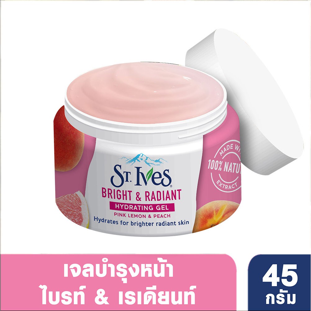 ST. Ives Bright & Radiant Hydrating Gel Pink Lemon & Peach 45 G. UNILEVER