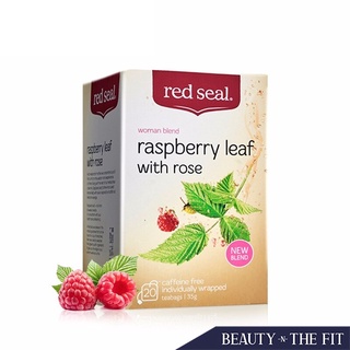 ✒✶☒Red Seal Raspberry Leaf Tea 20 teabags With Rose 35g