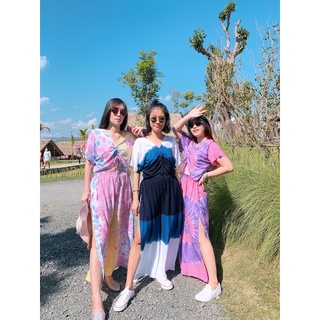 เสื้อรูดได้+กางเกงทรงแหวกด้านข้าง