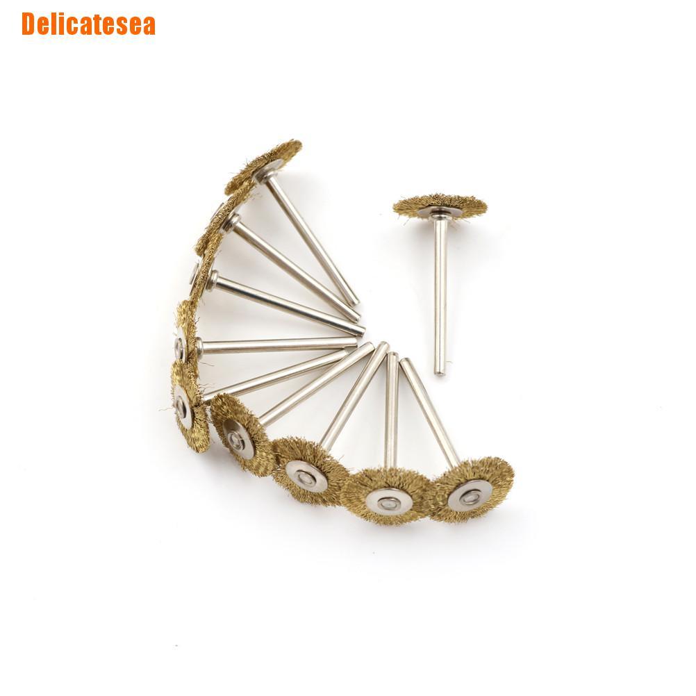 (Delicatesea) แปรงลวดทองเหลือง 22 มม. 10 - รูปที่ 3