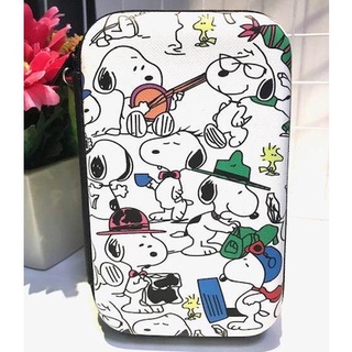 SNOOPY กล่องเก็บสายชาร์จ กล่องใส่ PWB  , หูฟัง , เอนกประสงค์, Size XL ลายSNOOPY งานดี evaกันกระแทก ขนาด16x10x3.cm  PMYL