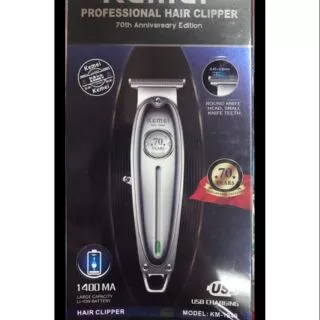 Kemei KM1949 ปัตตาเลี่ยนตัดผม แบตตาเลียนตัดผม Clipper Trimmer คุณภาพดีมาก ใบตัดละเอียด 0.45-0.8MM. แบบชาร์จไฟฟ้า