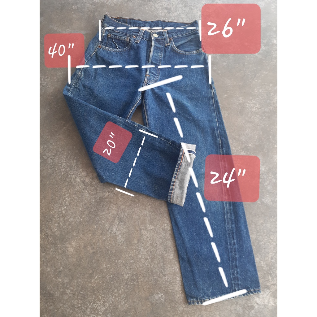 กางเกงยีนส์ Levi's 501 " Big E " Student size