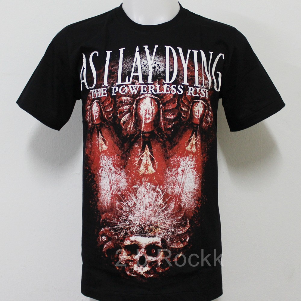 เสื้อยืด AS I LAY DYING แอส ไอ เลย์ ดายอิ้ง S205 ไซส์ยุโรป