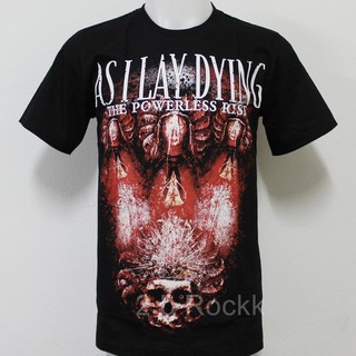 เสื้อวง AS I LAY DYING เสื้อยืด เสื้อ แอส ไอ เลย์ ดายอิ้ง S205 ไซส์ยุโรป