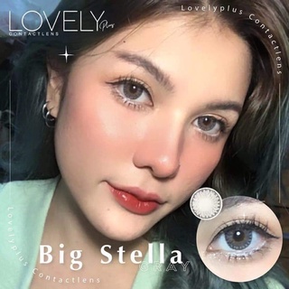 ✨ Big Stella gray (Lovely lens) ขนาดBig ตาโต ✔️เลนส์จดทะเบียนถูกต้อง (บิ๊กอาย คอนแทคเลนส์ bigeyes)