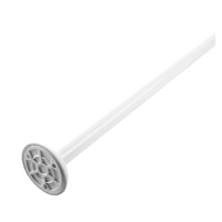 Curtain rod accessories CORNER SHOWER CURTAIN ROD MOYA HM8503 WHITE Bathroom curtain toilet ราวม่าน อุปกรณ์ ราวม่านอะลูม