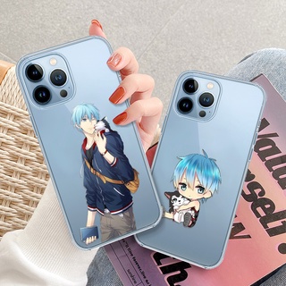 เคสโทรศัพท์มือถือแบบนิ่ม ใส กันรอย ลายอะนิเมะ Kurokos Basketball สําหรับ iPhone 11 Pro Max 12 13 14 7 8 Plus SE 2022